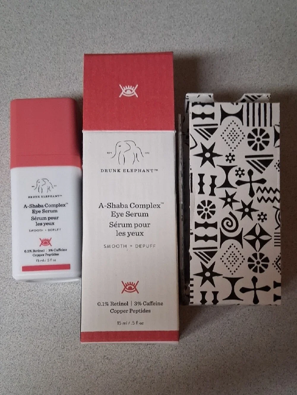 BNIB Drunk Elephant A-Shaba Complex Eye Serum .5 Fl Oz